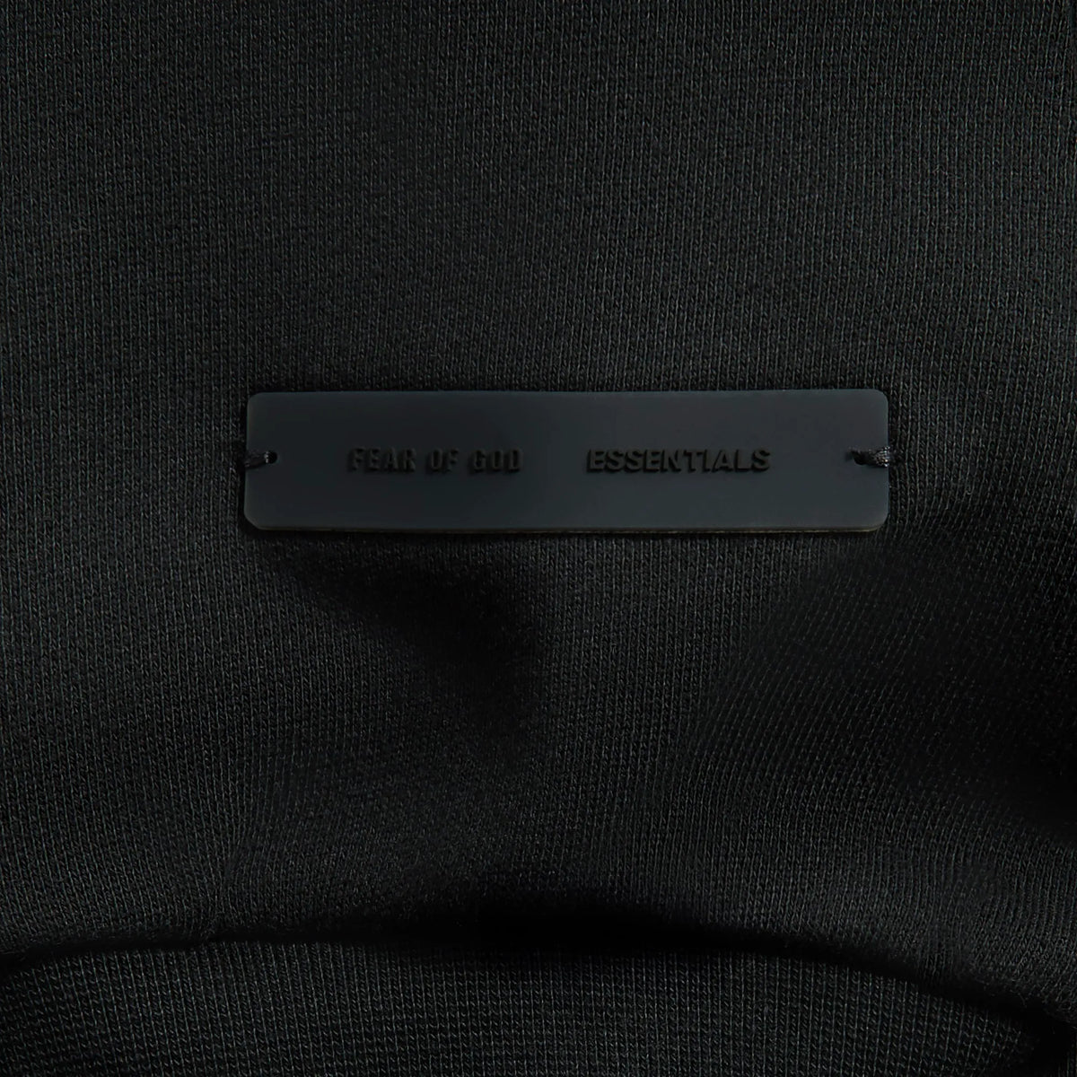 Essentials Classic Fit Fleece Hoodie - Jet Black