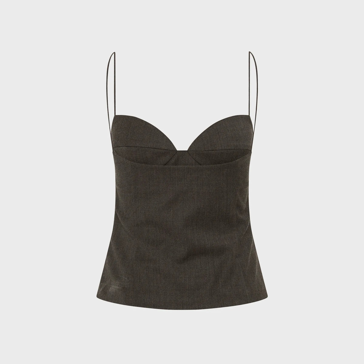 St. Agni Wool Cami Top - Mulch