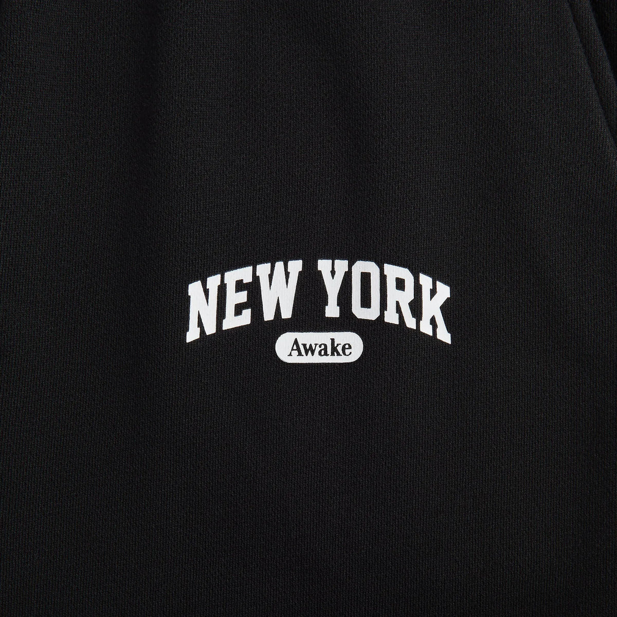 Awake NY New York Arch Open Hem Sweatpant - Black