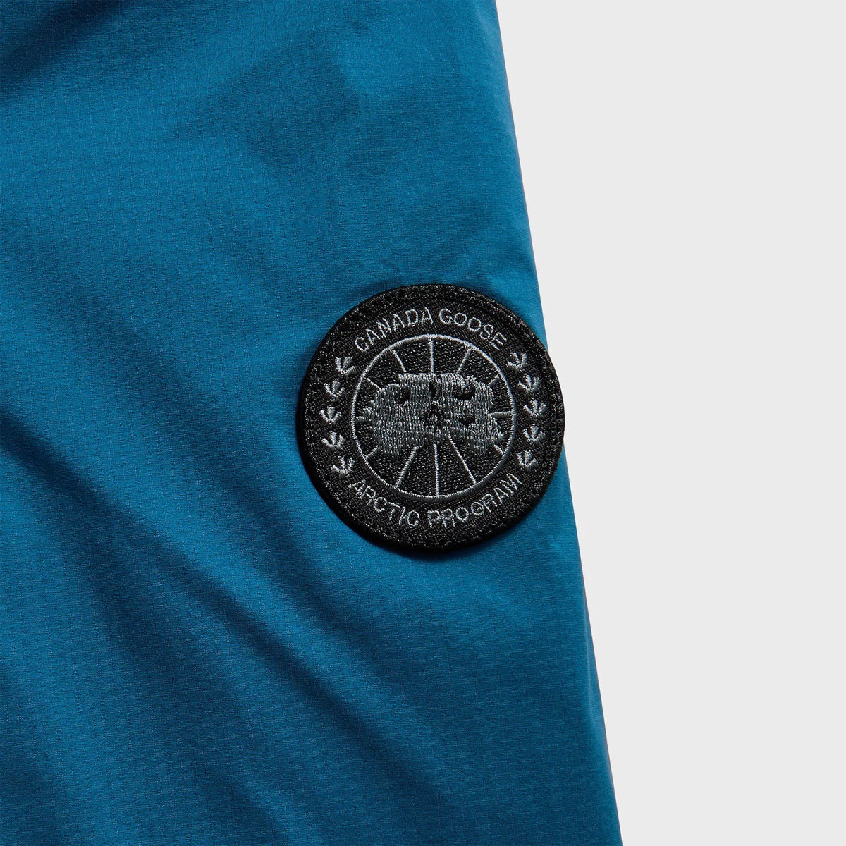 Canada Goose Lodge Hoodie - Black Disc Guard Blue