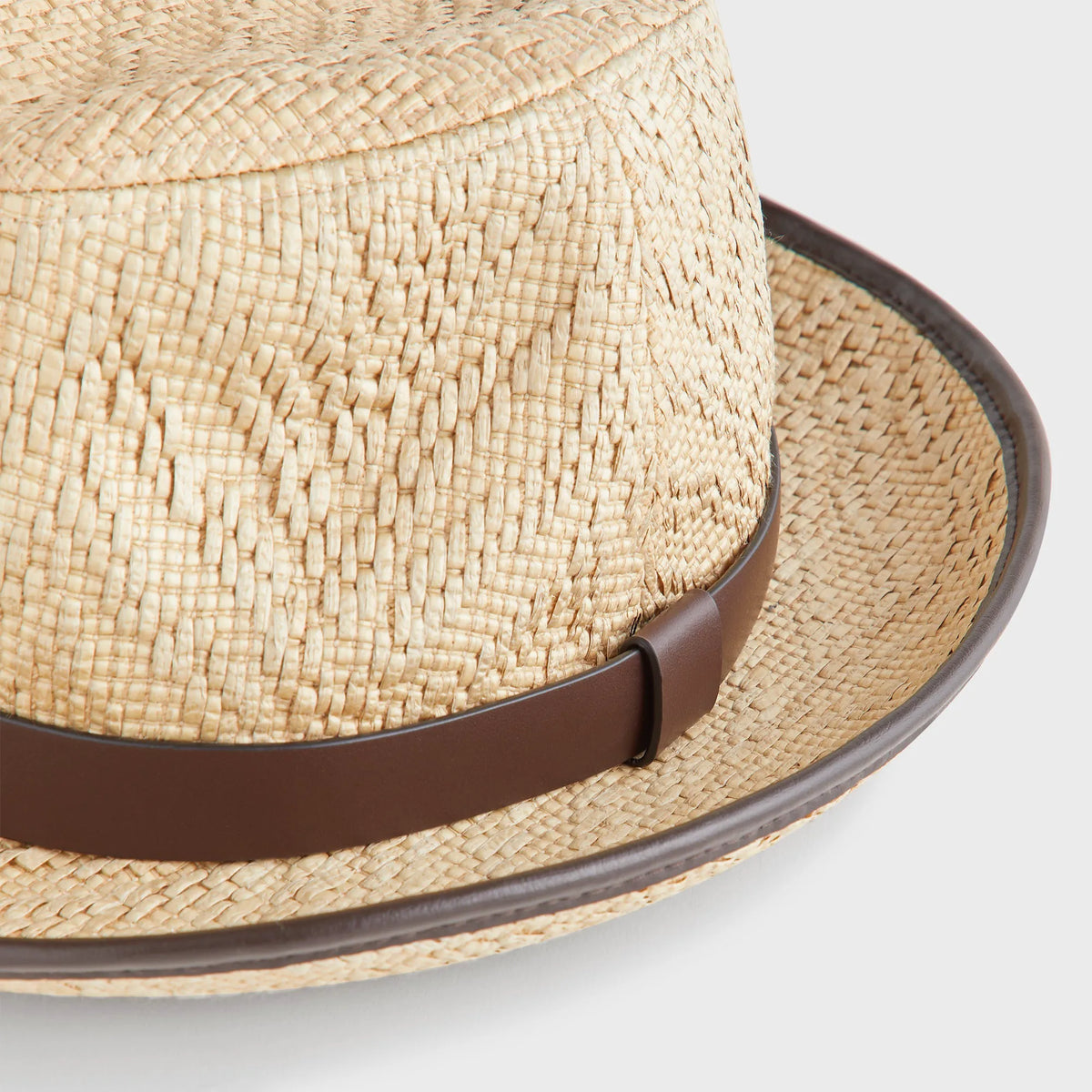 Giorgio Armani & Kith Paper Straw Fedora - Natural