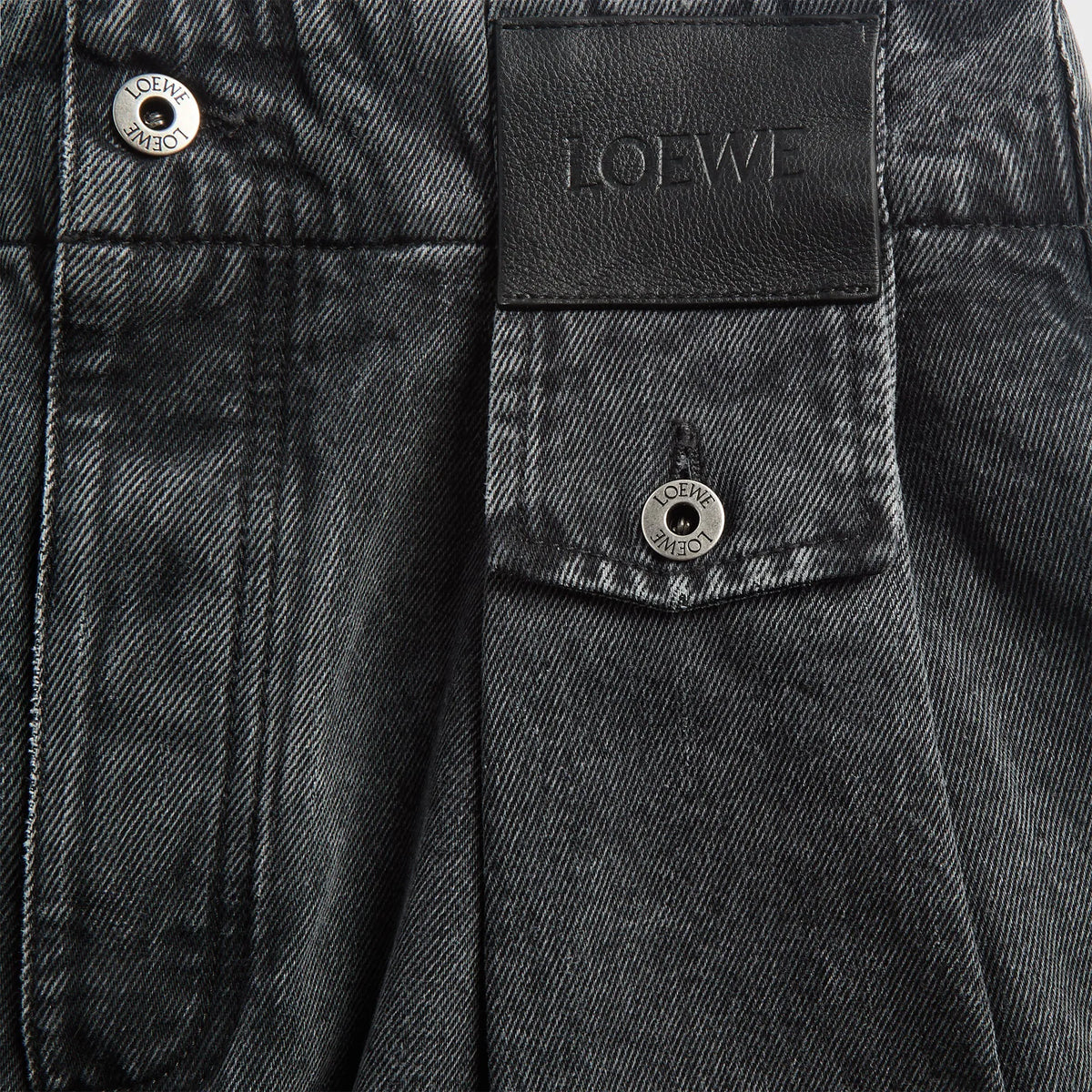 Loewe Pleated Jeans - Black