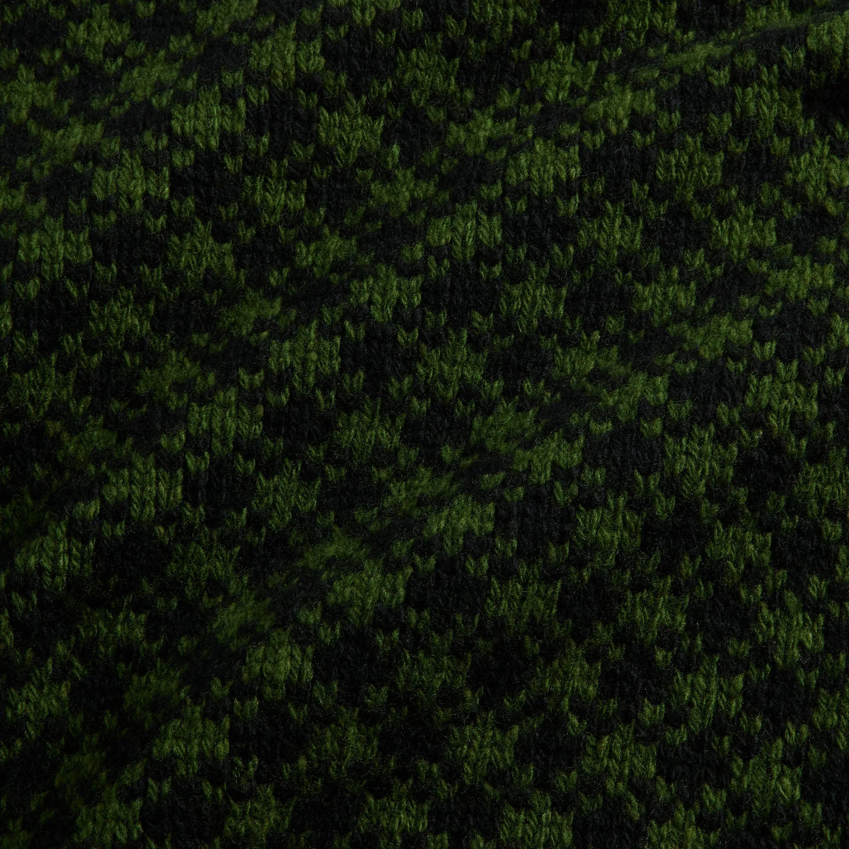 Marni Green Wool Jumper with Geometric Motif - Stonegreen