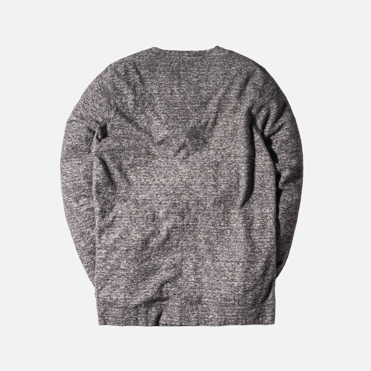 Norse Projects Halfdan Contrast Flame L/S Tee - Melange Grey