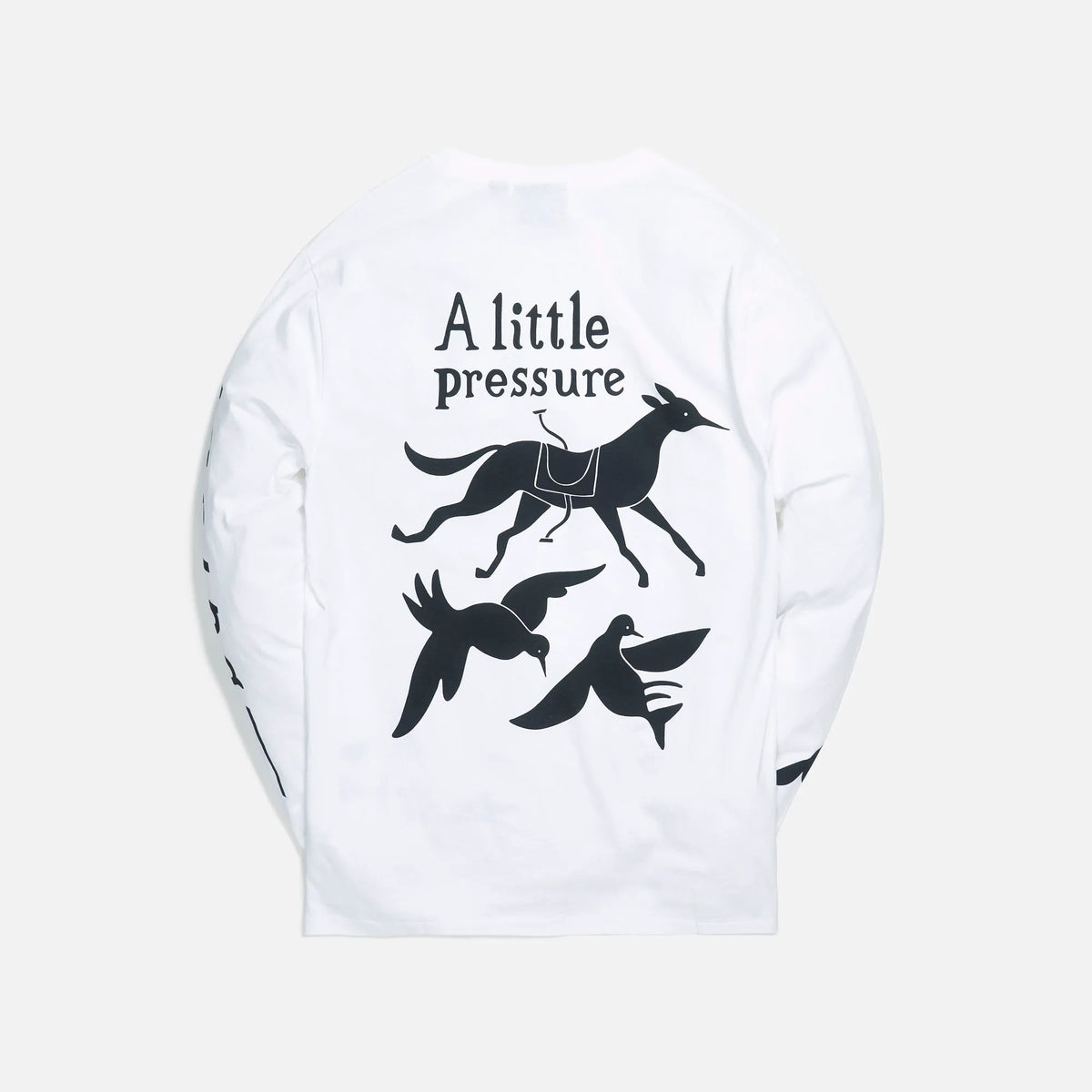 by Parra A Little Pressure L/S Tee - White