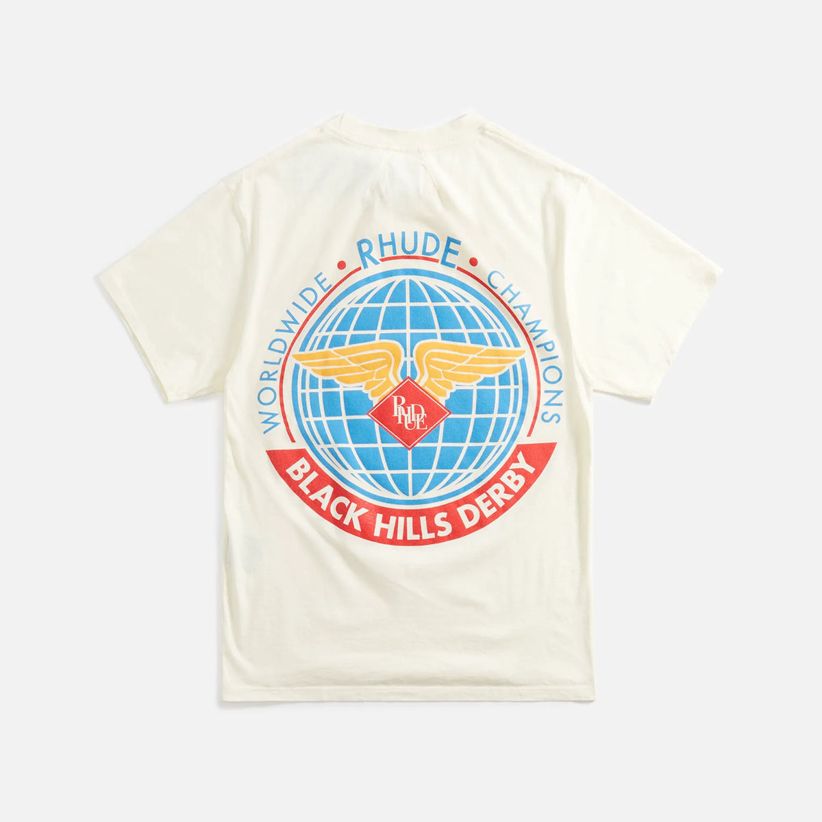 Rhude Worldwide Tee - Vintage White