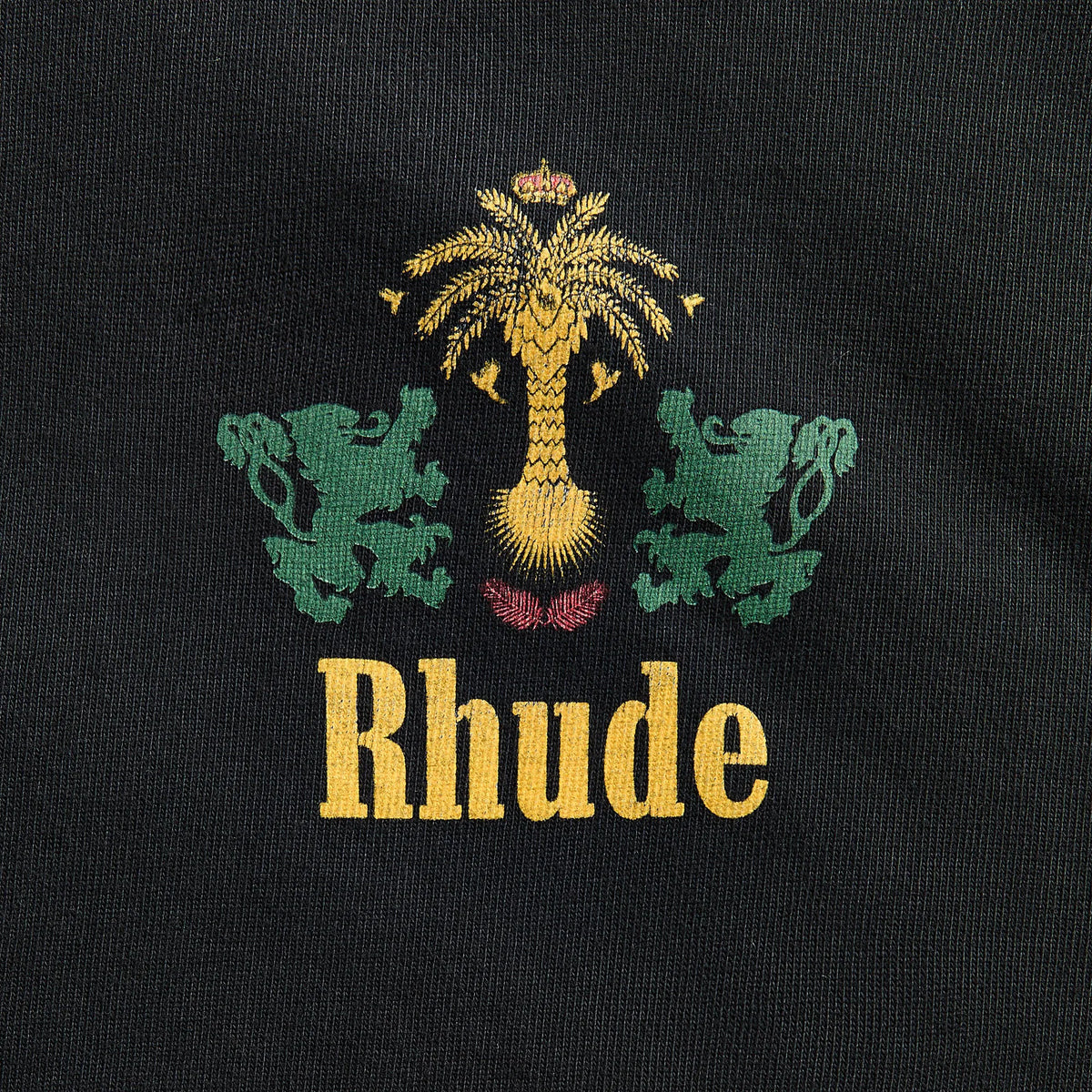Rhude Tabaco Tee - Vintage Black