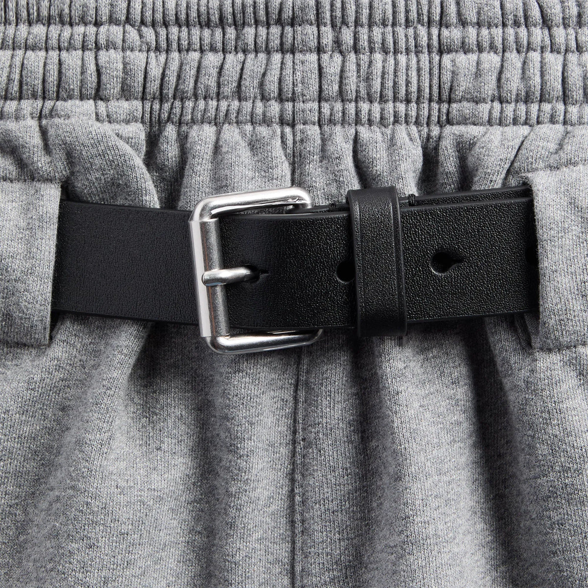 Alexander Wang Crystal Hotfix Mid-Rise Terry Sweatpant - Grey