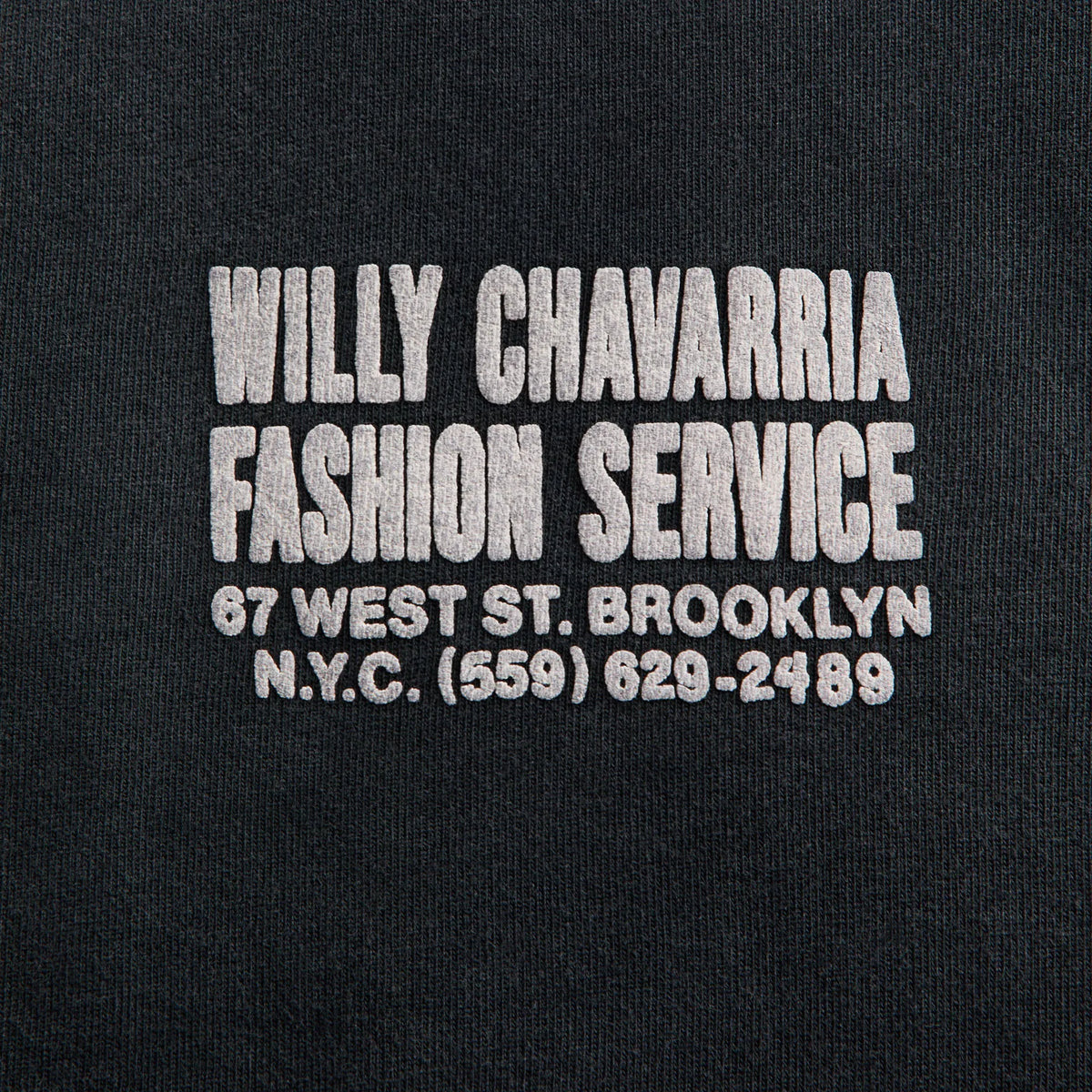 Willy Chavarria Fashion Services Buffalo Tee - Black