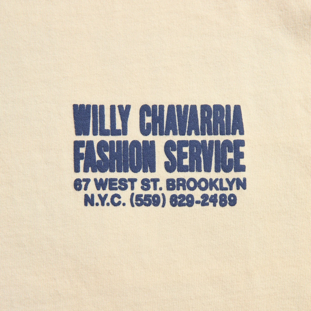 Willy Chavarria Fashion Services Standard Tee - Masa
