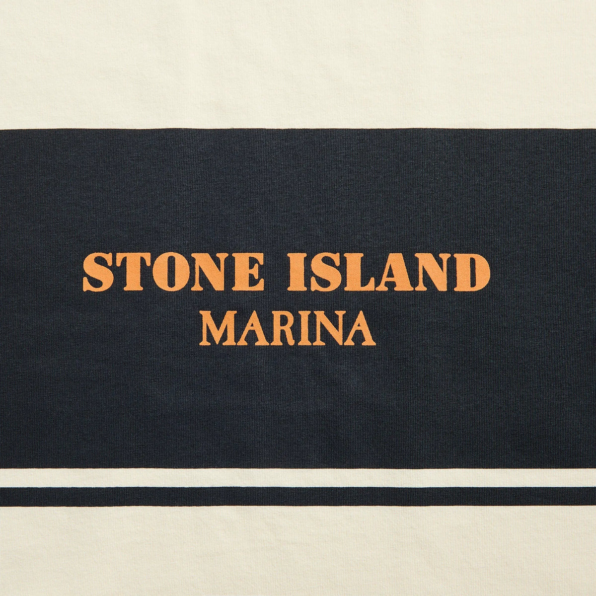 Stone Island Garment Dyed Cotton Marina Tee - Ivory