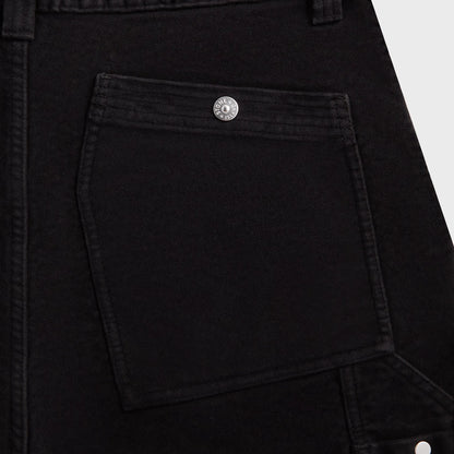 Stone Island Cotton Moleskin Trousers - Black