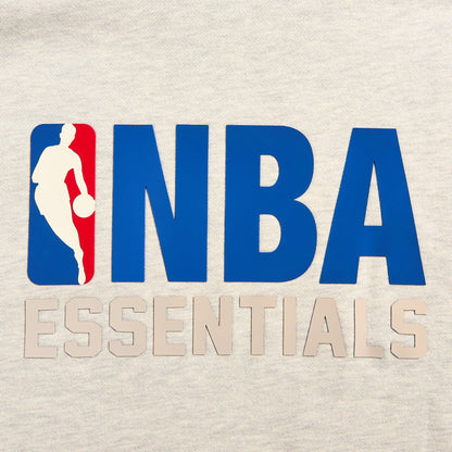 Essentials Pull Over Hoodie NBA Core Fleece - Light Heather