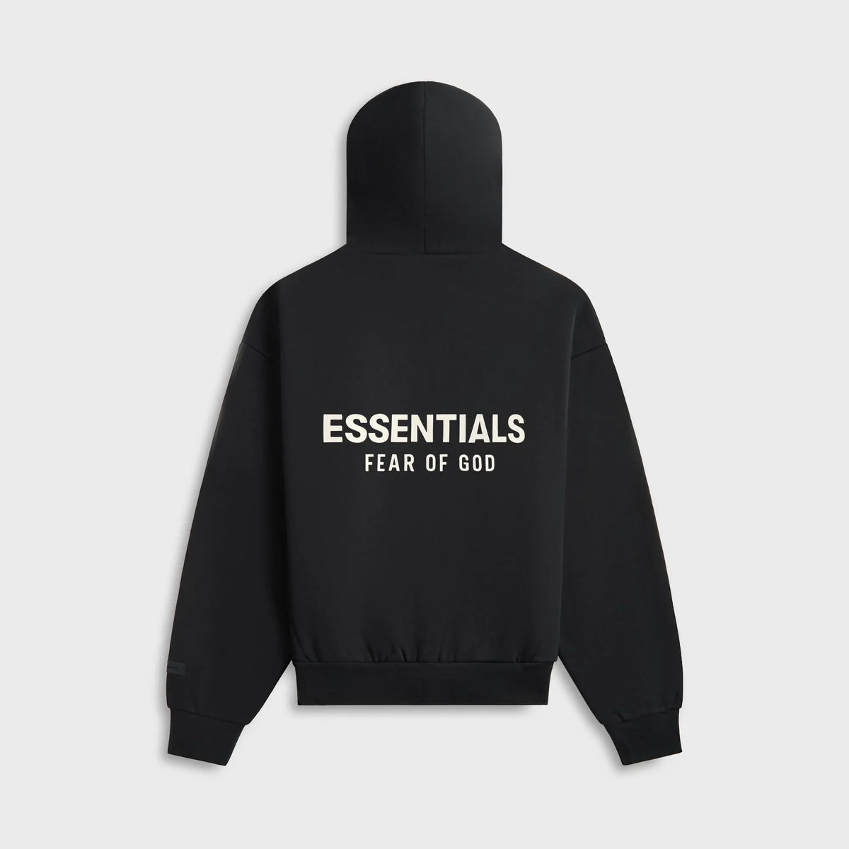 Essentials Classic Fit Fleece Hoodie - Jet Black