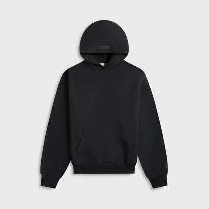Essentials Classic Fit Fleece Hoodie - Jet Black