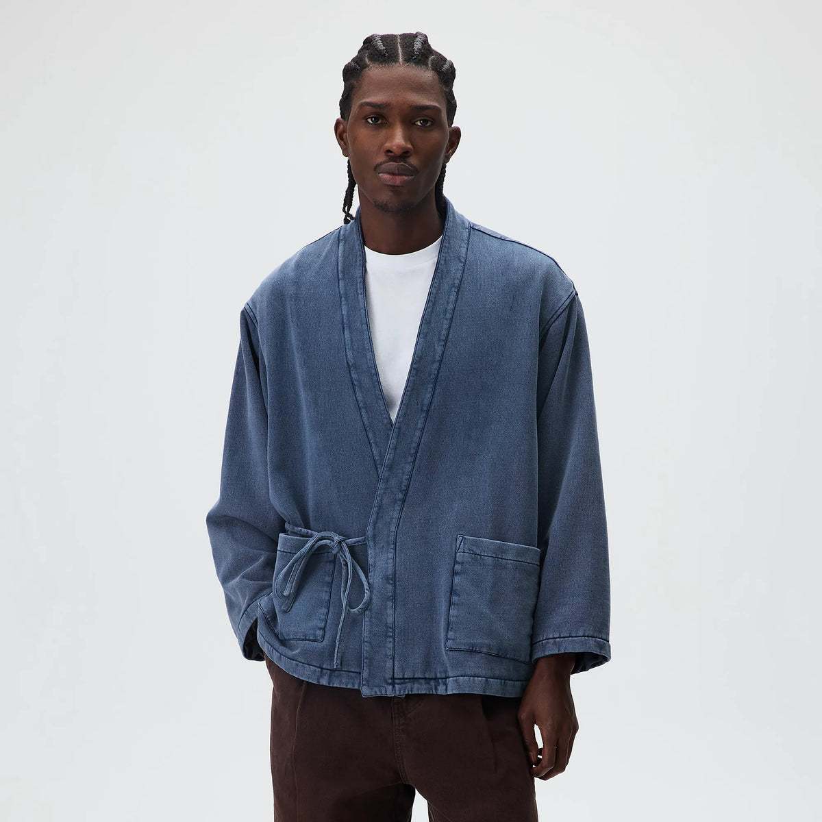 Kith Indigo Fleece Karter Gi Jacket - Vast