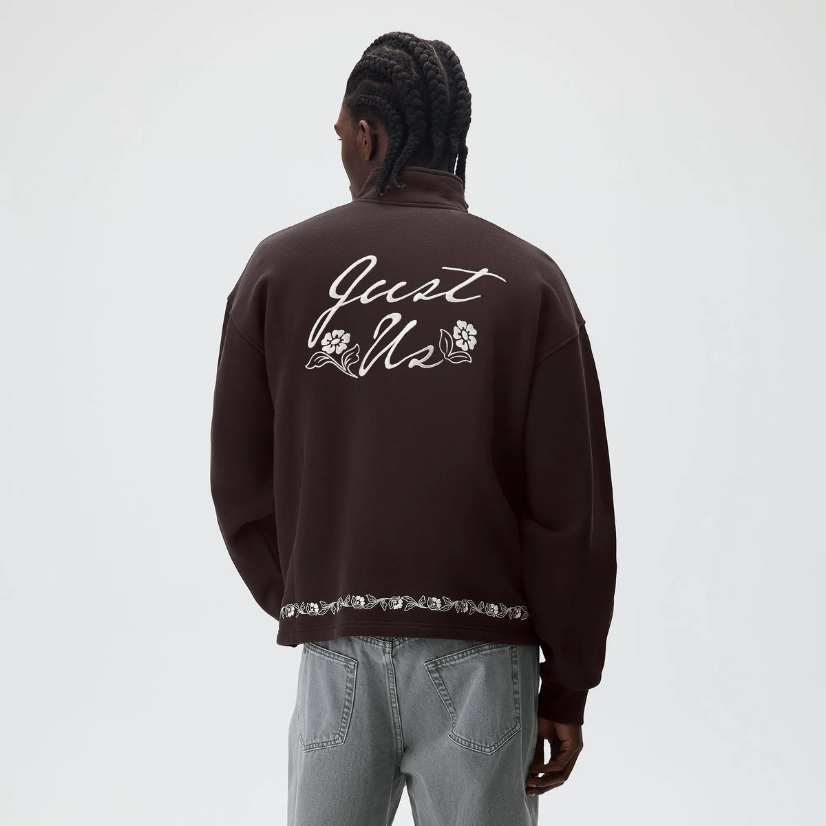 Kith Floral Queensbridge Quarter Zip - Incognito