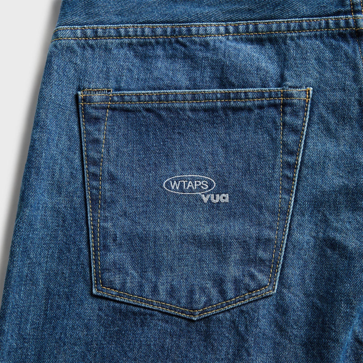 WTAPS Blues Straight Cotton Denim Trouser - Indigo