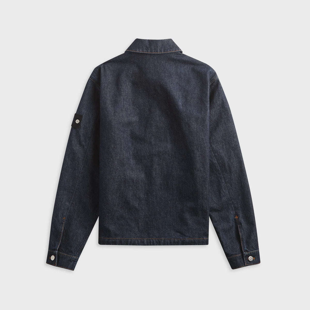 Stone Island Denim Research Rinsed Coach Jacket - Blue Rinse