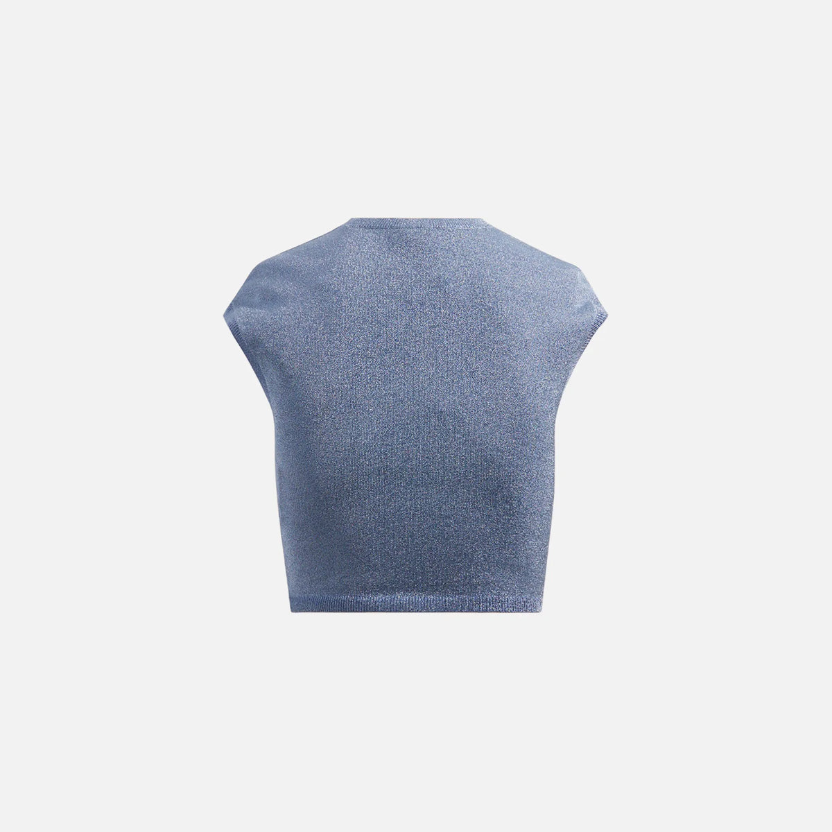 Alexander Wang Cap Sleeve Tee with Embossed Logo - Ariel Blue