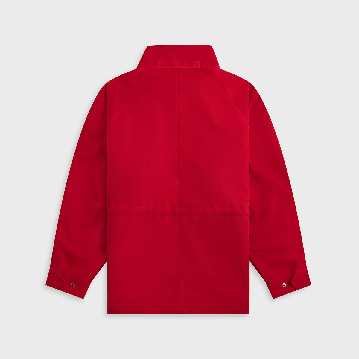 Auralee Wool Max Canvas High Neck Zip Blouson - Red