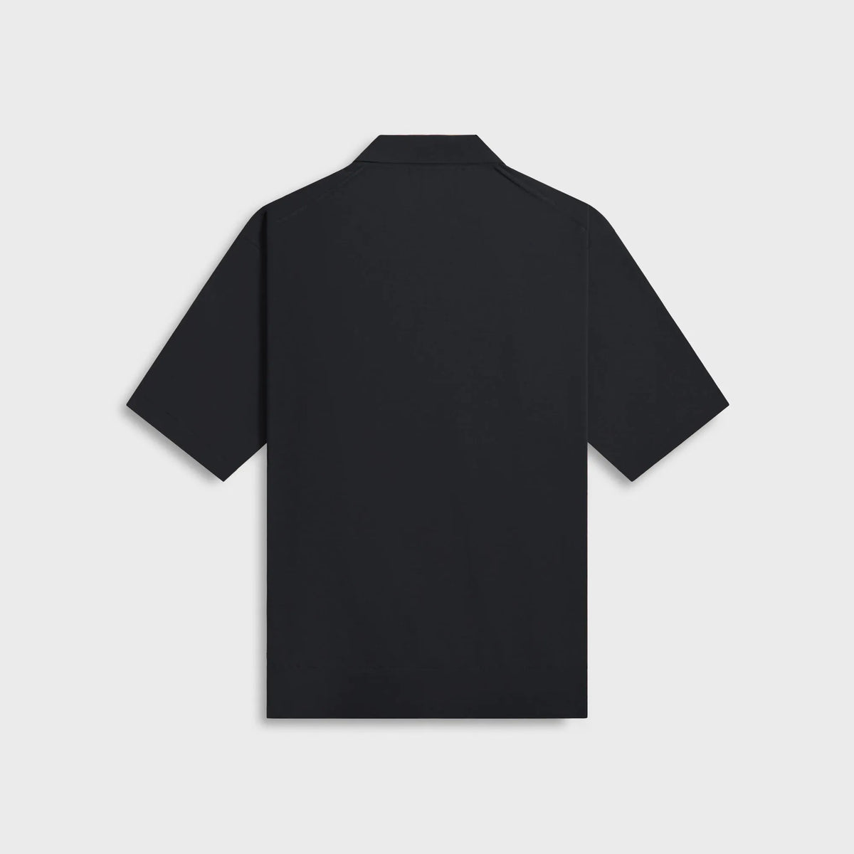 Auralee Super High Gauge Cotton Knit Polo - Dark Navy