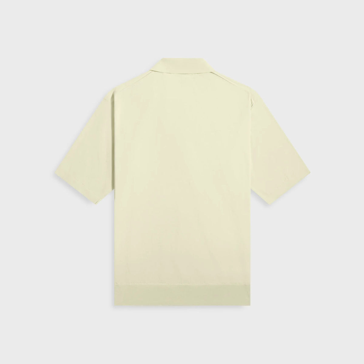 Auralee Super High Gauge Cotton Knit Polo - Light Pistachio