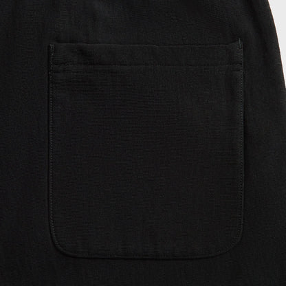 Auralee Smooth Soft BD Sweat Pant - Black