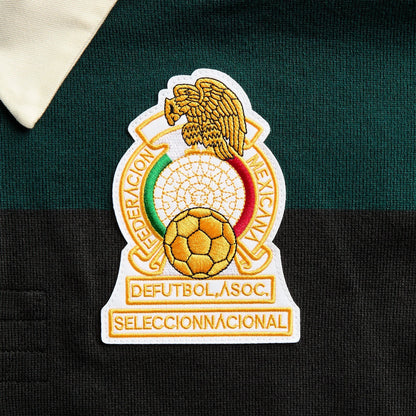 adidas x Willy Chavarria Long Sleeve Rugby Shirt - Black / Aurora Ivy