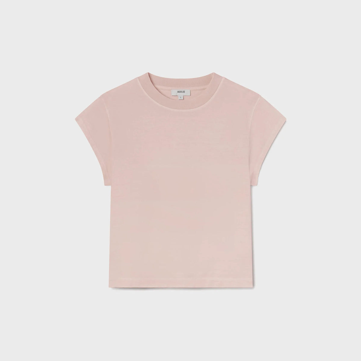 Agolde Bryce Cap Sleeve Tee - Foundation