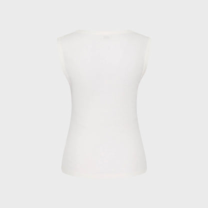 St. Agni Organic Cotton 90s Top - White