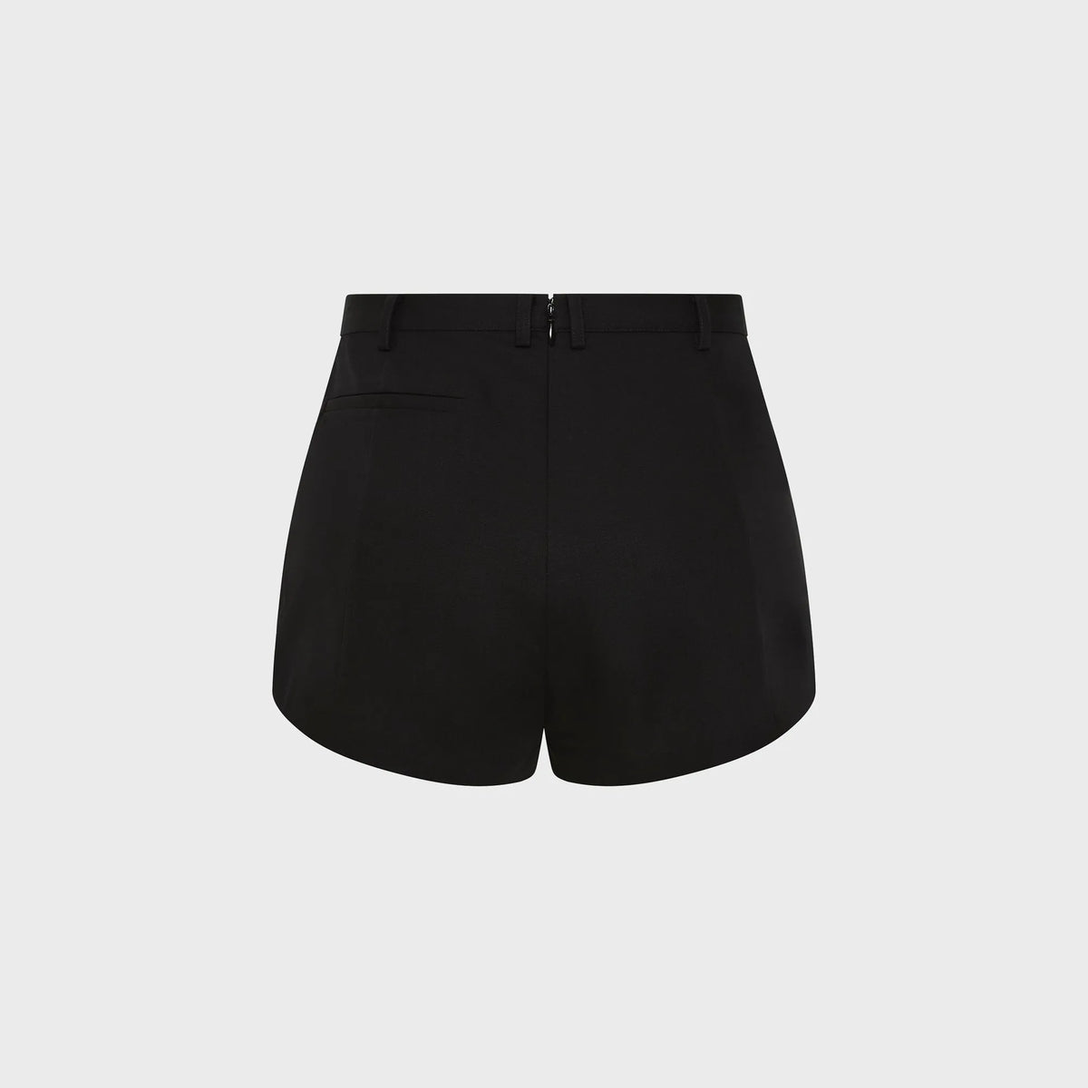 St. Agni Wool Tailored Mini Short - Black