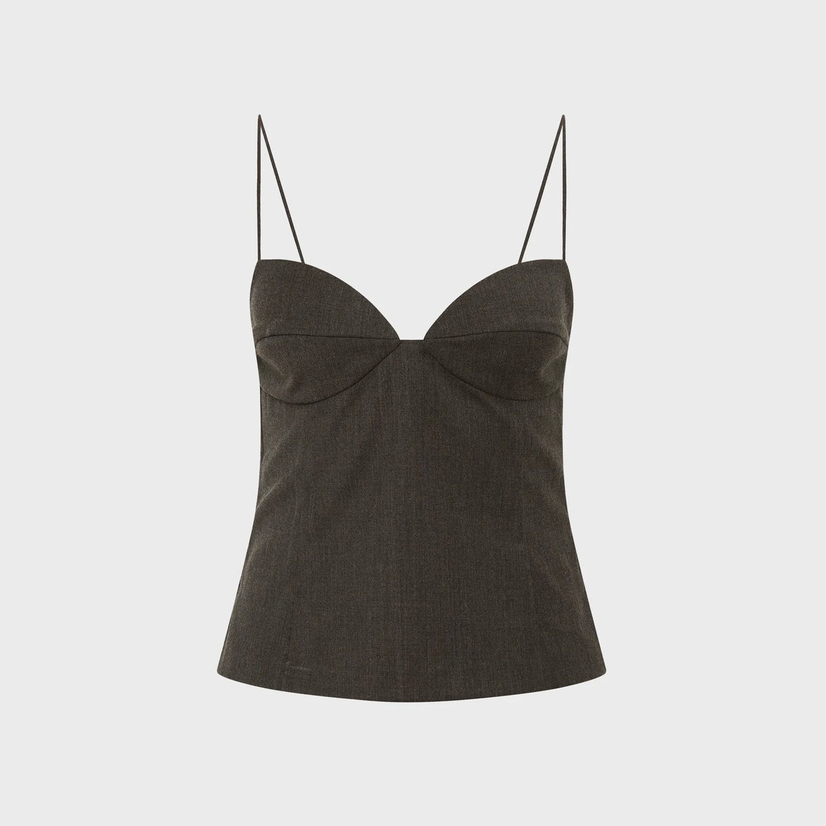 St. Agni Wool Cami Top - Mulch