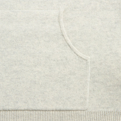Acne Studios Cashmere Hoodie - Light Grey Melange