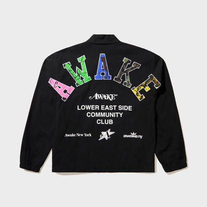 Awake NY LES Community Coaches Jacket - Black