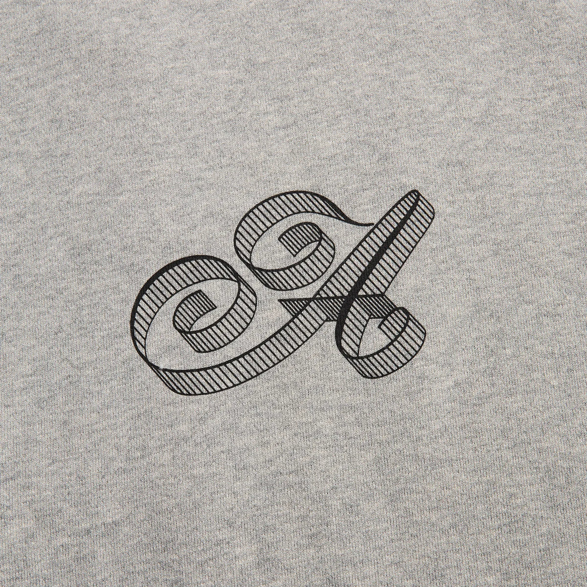 Awake NY Script Crew Neck - Heather Grey