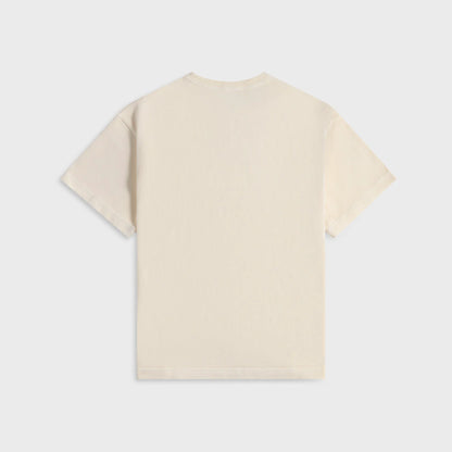 Brain Dead Heavyweight 3D Embroidery Logo Head Tee - Natural