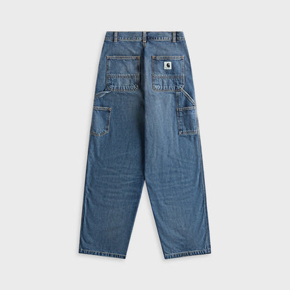 Carhartt WIP W Brandon Single Knee Pant - Blue Dark Used Wash