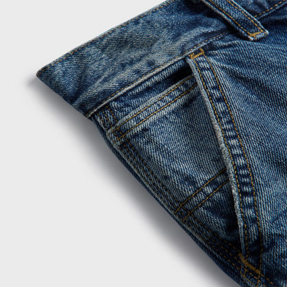 Carhartt WIP W Brandon Single Knee Pant - Blue Dark Used Wash