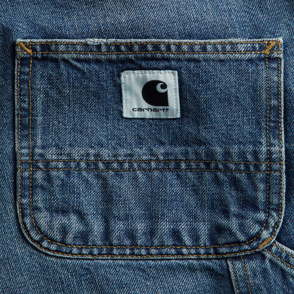 Carhartt WIP W Brandon Single Knee Pant - Blue Dark Used Wash
