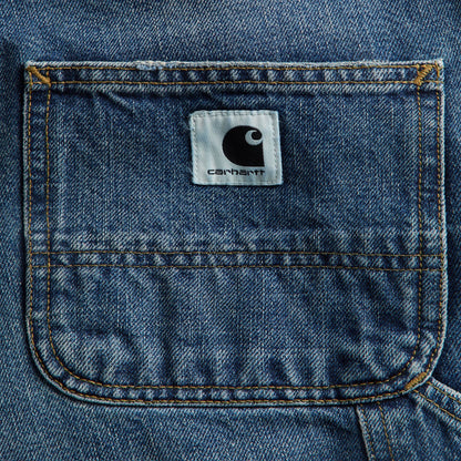 Carhartt WIP W Brandon Single Knee Pant - Blue Dark Used Wash
