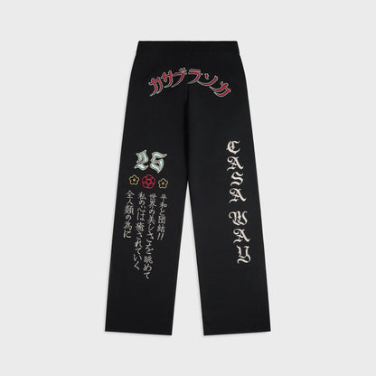 Casablanca Monogram Jacquard Trousers - Black
