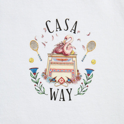 Casablanca Casa Way Short Sleeve Tee - White