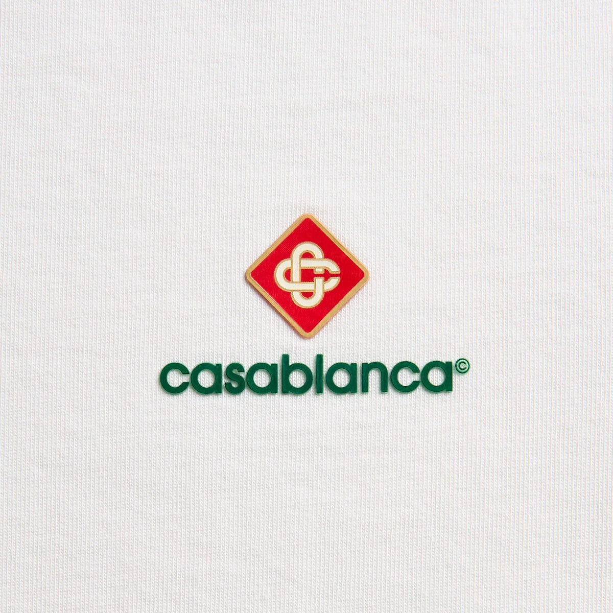 Casablanca Sport Type Short Sleeve Tee - White