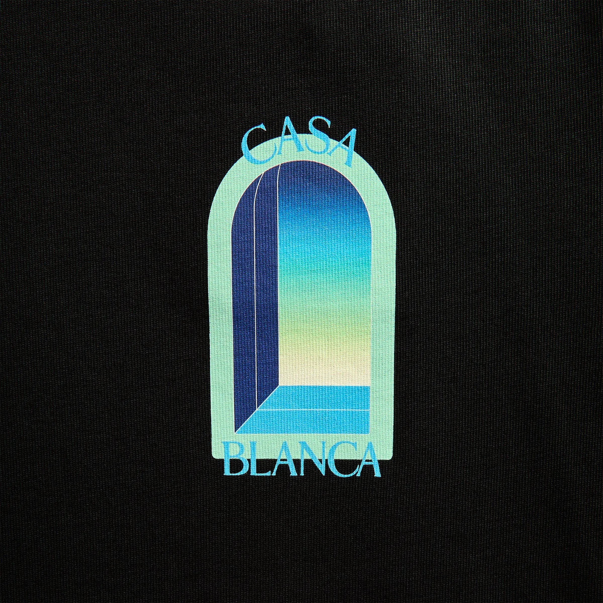 Casablanca L'Arche Short Sleeve Tee - Black