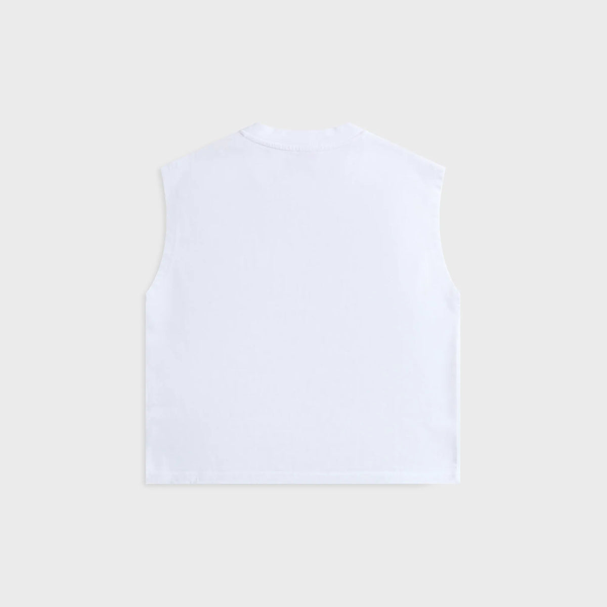 Casablanca Ribbed Tank Top - Bright White Jersey