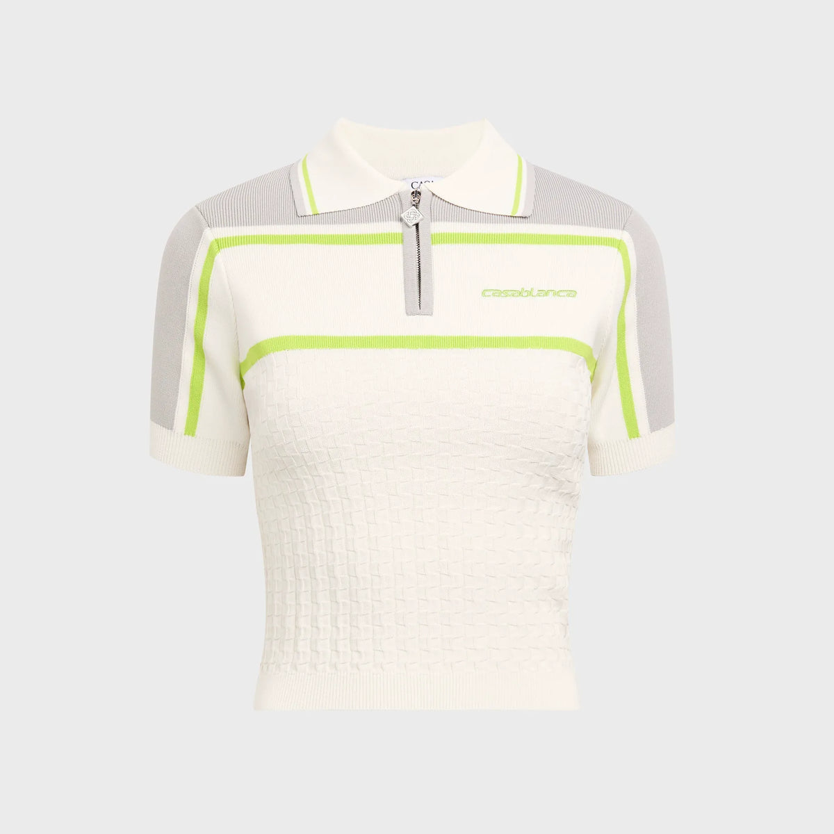 Casablanca Tennis Polo Shirt - White