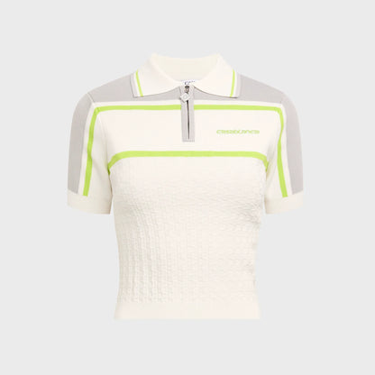 Casablanca Tennis Polo Shirt - White