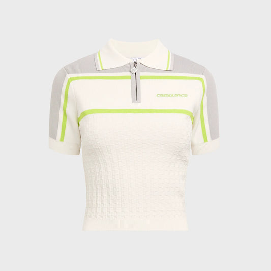 Casablanca Tennis Polo Shirt - White