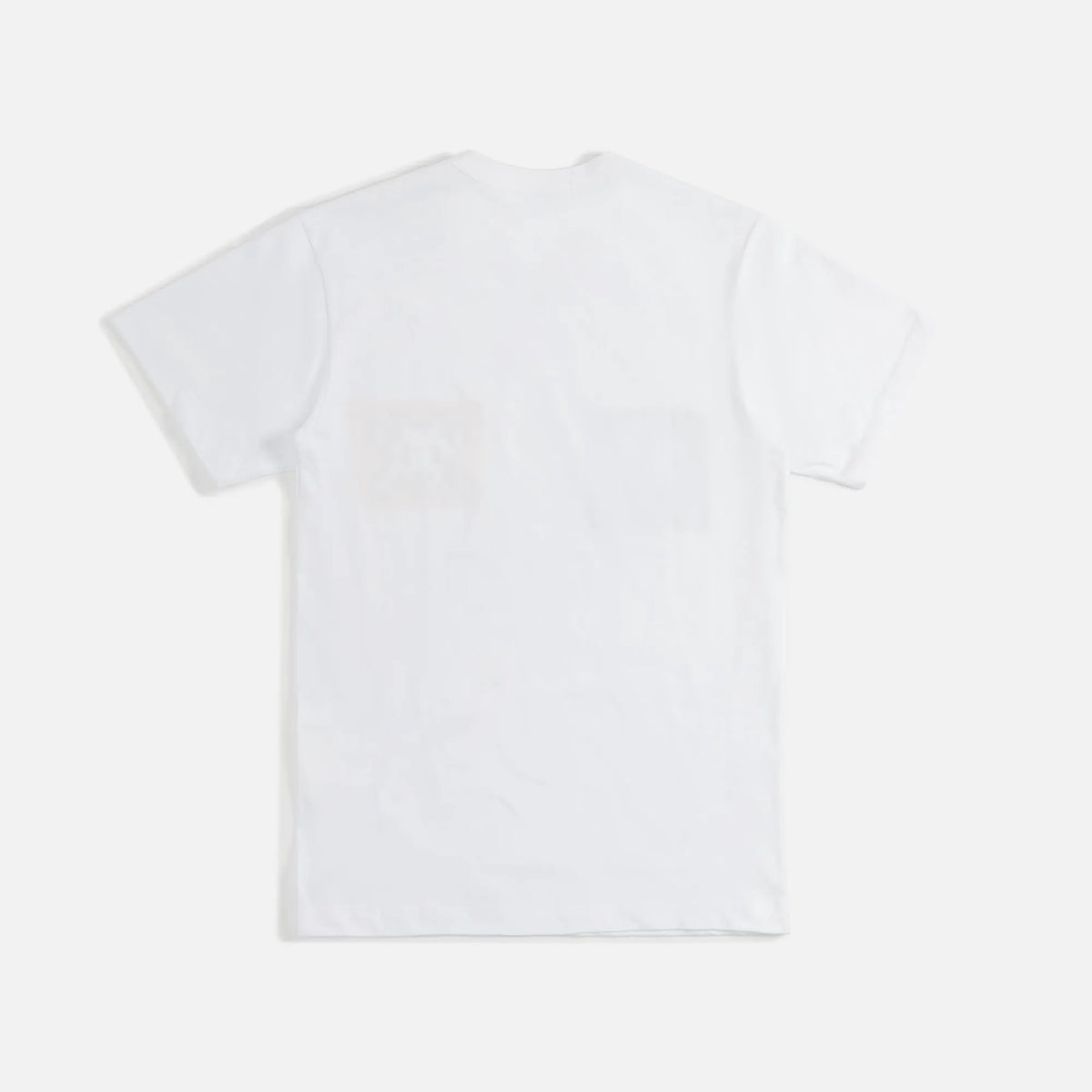Comme Des Garçons Shirt Cotton Jersey Invader Digital Print Tee - White